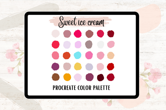 Download Ice Cream Procreate Palette - Premium Resources